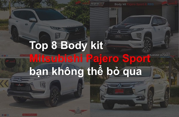 top 8 body kit Pajero sport