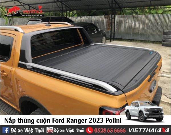 Nắp thùng cuộn Ford Ranger 2023 Polini