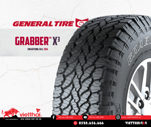 Lốp General Tire Grabber X3