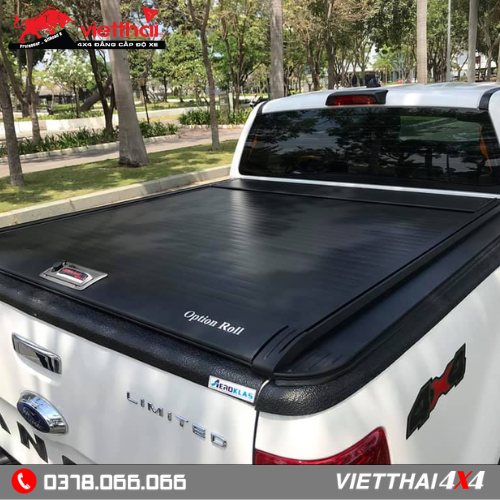 Nắp Thùng Cuộn Cơ Option Roll Cho Ford Ranger – Giải Pháp Bảo Vệ Thùng Xe Linh Hoạt Và An Toàn 2 nap-thung-cuon-co-option-roll
