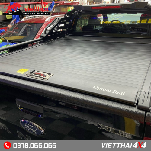Nắp Thùng Cuộn Cơ Option Roll Cho Ford Ranger – Giải Pháp Bảo Vệ Thùng Xe Linh Hoạt Và An Toàn 3 nap-thung-cuon-co-option-roll