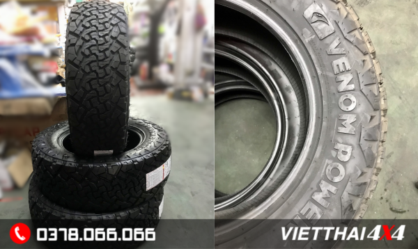 Tăng Cảm Giác Lái Với Lốp Địa Hình Venom – Độ Bám Tốt, Vận Hành Êm 3 tang-cam-giac-lai-voi-lop-dia-hinh-venom
